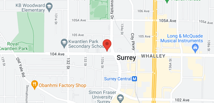 map of 608 13399 104 AVENUE